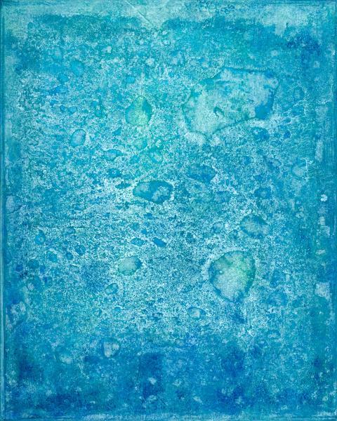 Tege, Pigment auf Leinwand
